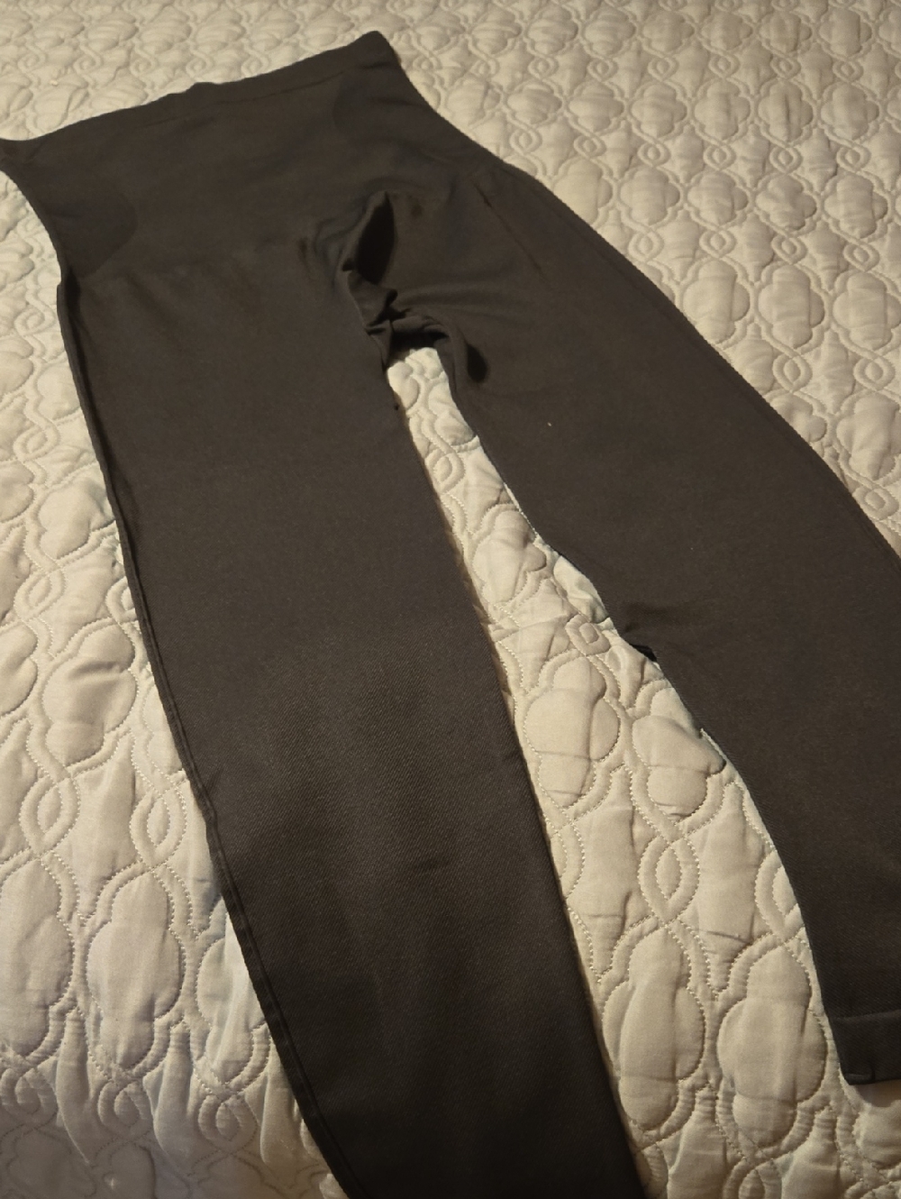 Shapermint Dark Gray High-Waist Stretch Leggings